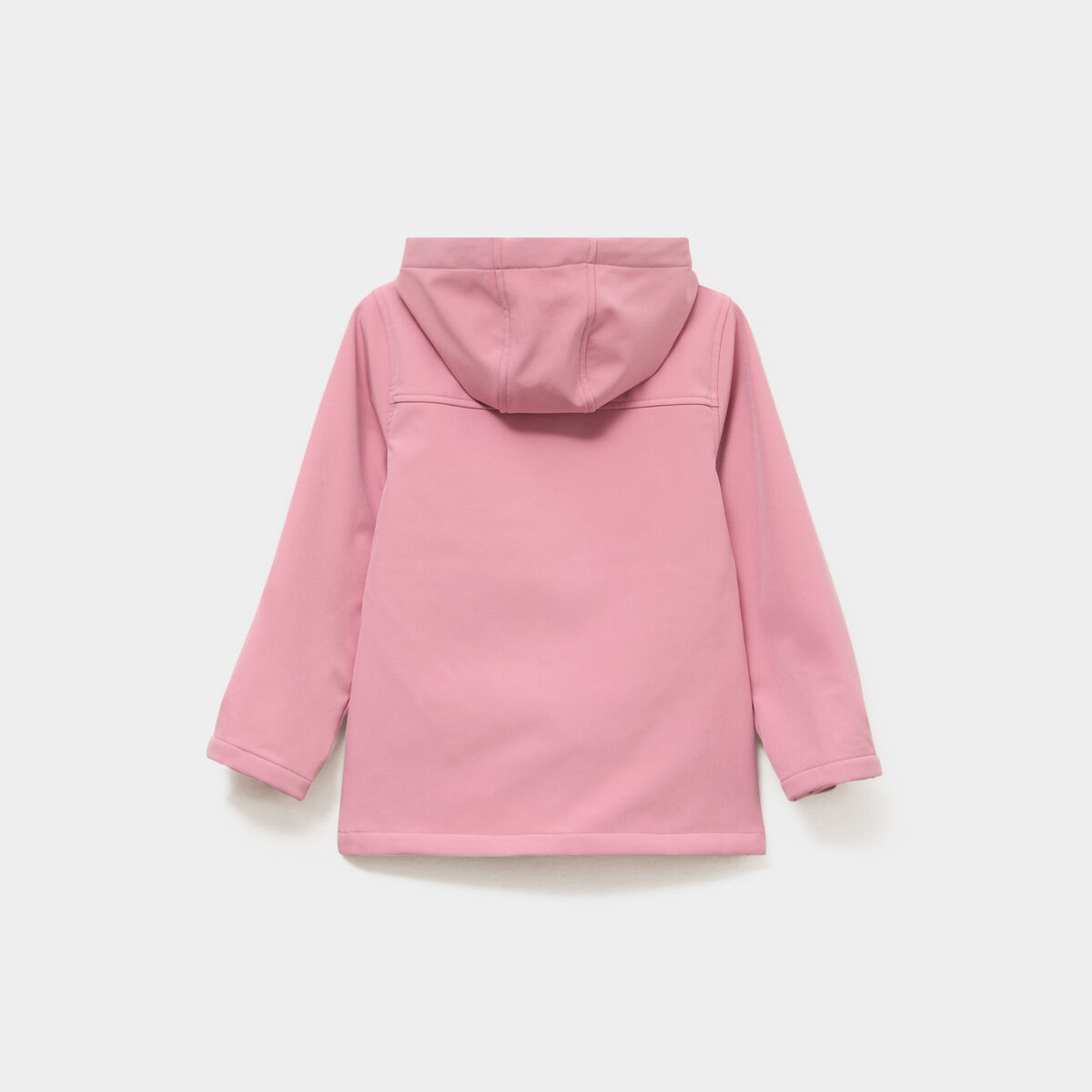Blouson fourr&eacute; d&eacute;perlant &agrave; capuche vieux rose fille