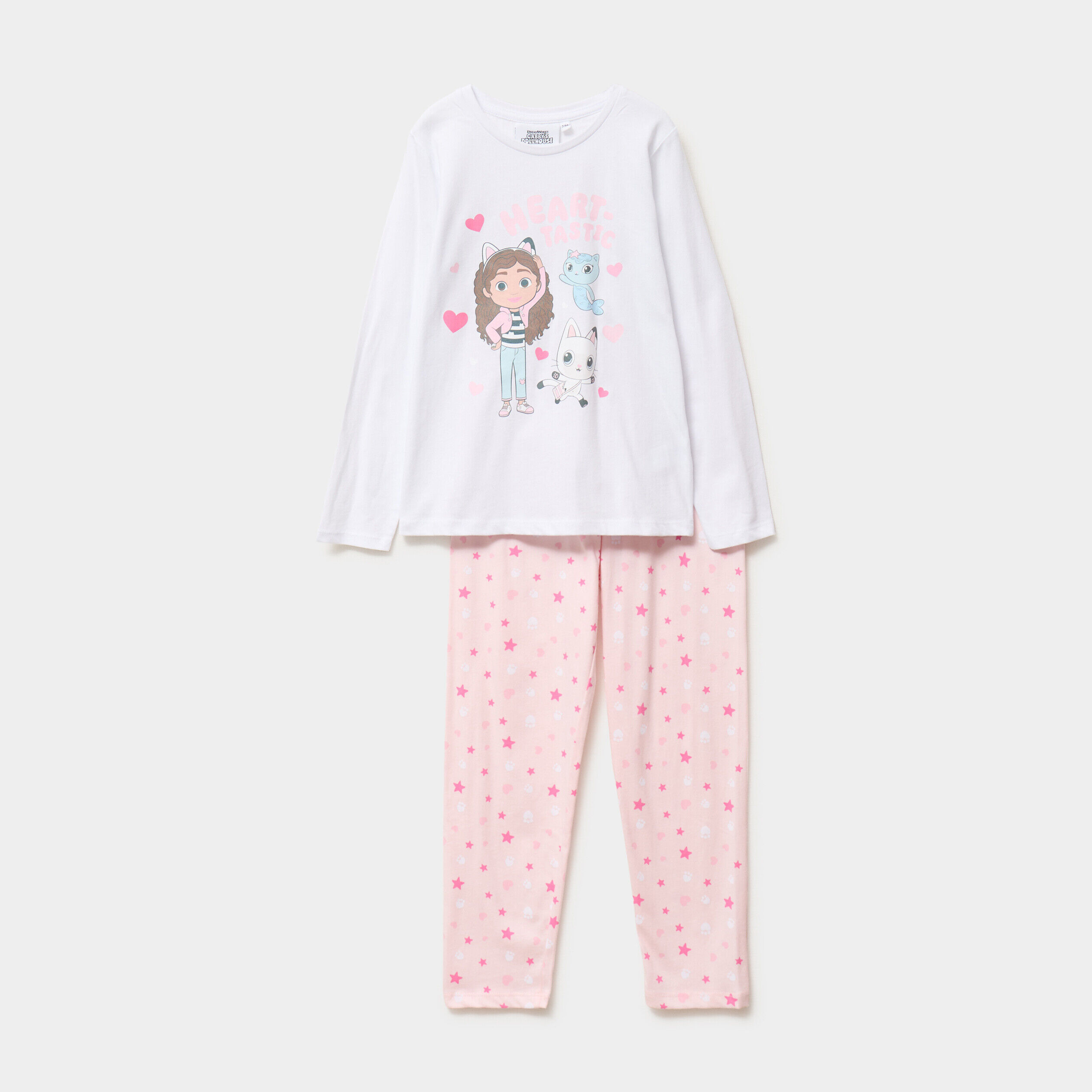 Ensemble pyjama Gabby la maison magique ivoire fille