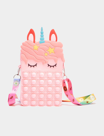Sacoche fantaisie licorne multicolore fille
