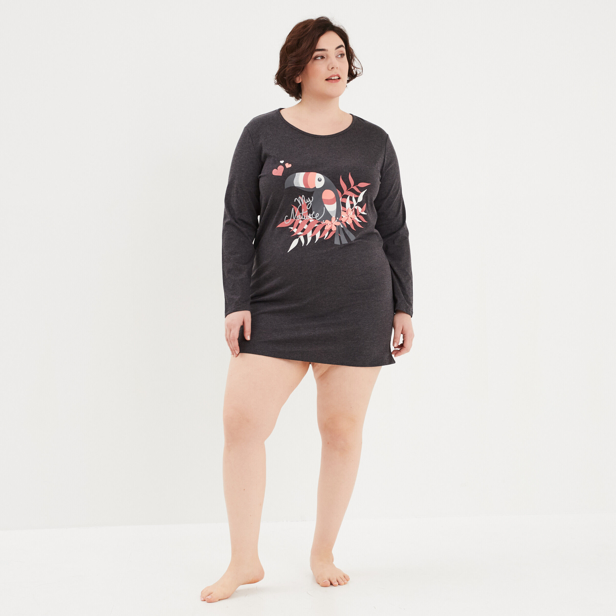 Lingerie de nuit grande taille femme pas ch re La Halle