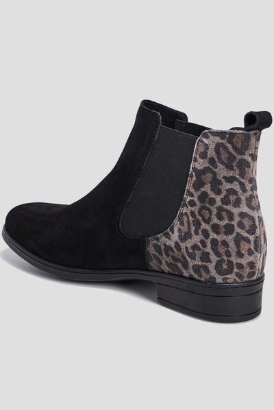 Bottines chelsea noir femme