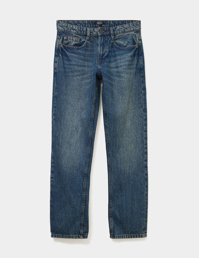 Jeans regular 5 poches coton denim dirty homme