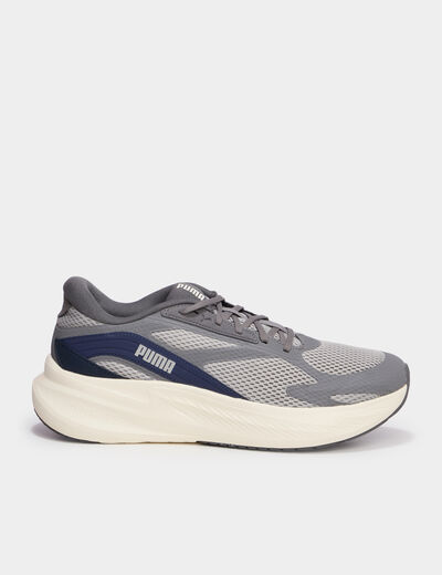Baskets running &agrave; lacets Puma Maxstride gris homme