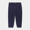 Pantalon jogging taille &eacute;lastiqu&eacute;e coton bleu marine b&eacute;b&eacute; gar&ccedil;on