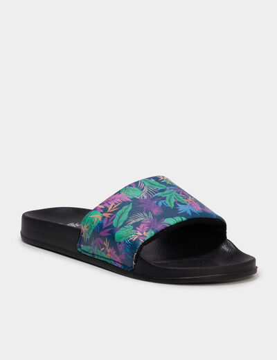 Claquettes de plage multicolore femme