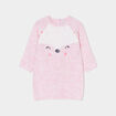 Robe pull longueur genou Kimbaloo rose bébé fille