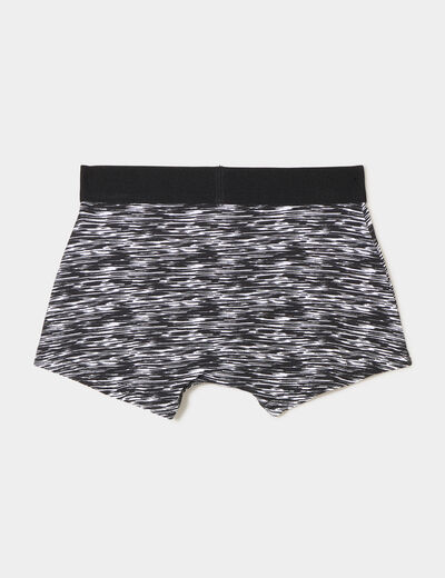 Lot 3 boxers coton noir garçon