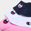 Lot 3 paires socquettes Champion rose femme
