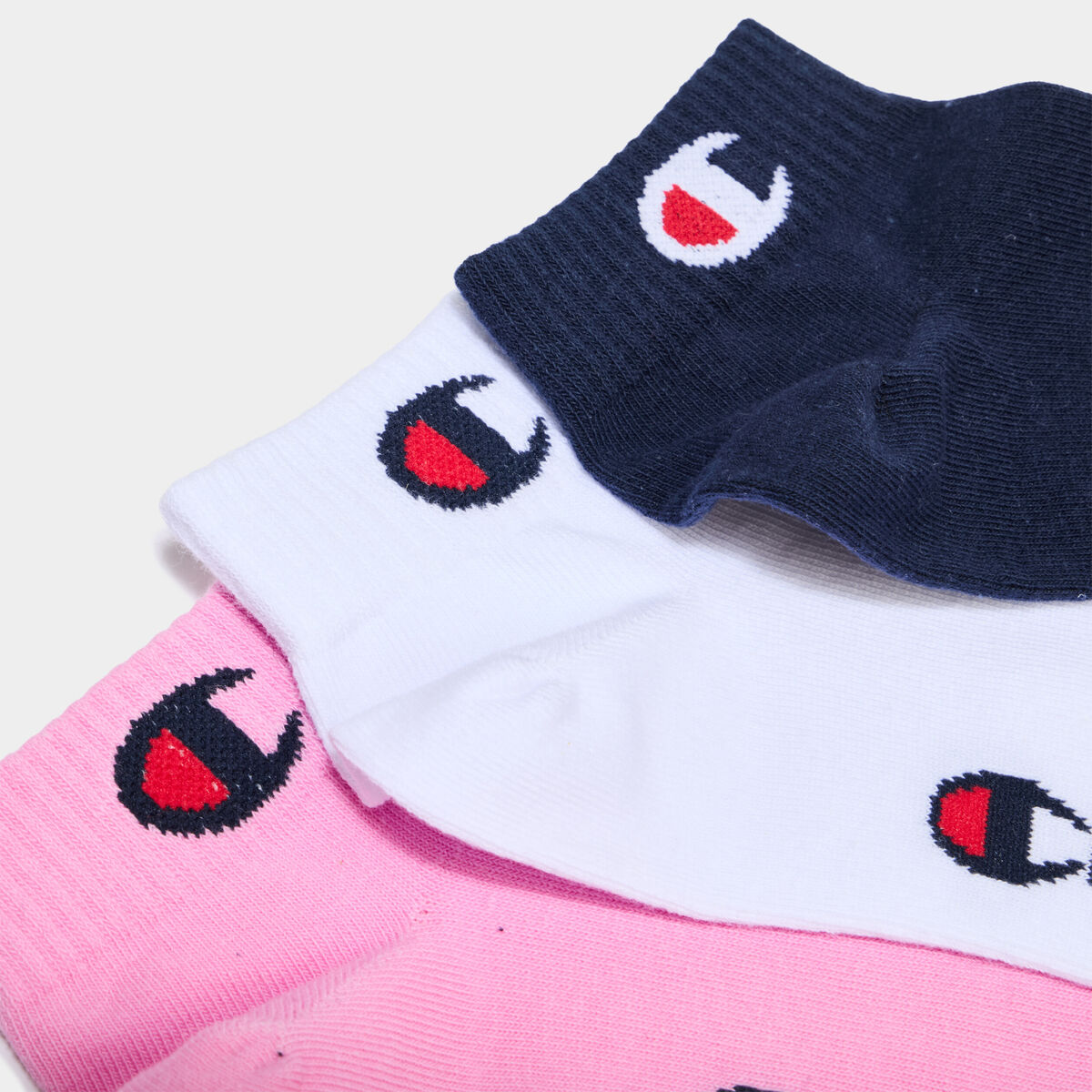 Lot 3 paires socquettes Champion rose femme