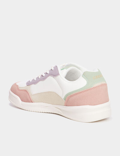 Tennis basses à lacets Creeks multicolore femme