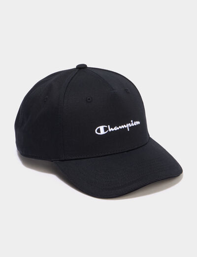 Casquette brod&eacute;e en coton Champion noir homme