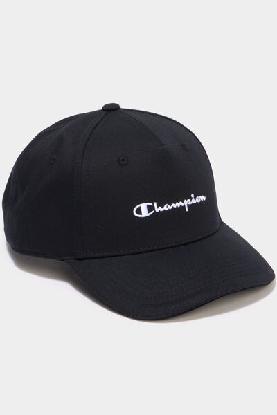 Casquette brod&eacute;e en coton Champion noir homme