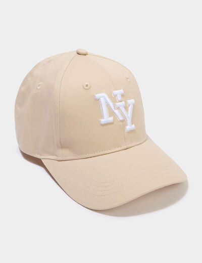 Casquette en coton sable gar&ccedil;on
