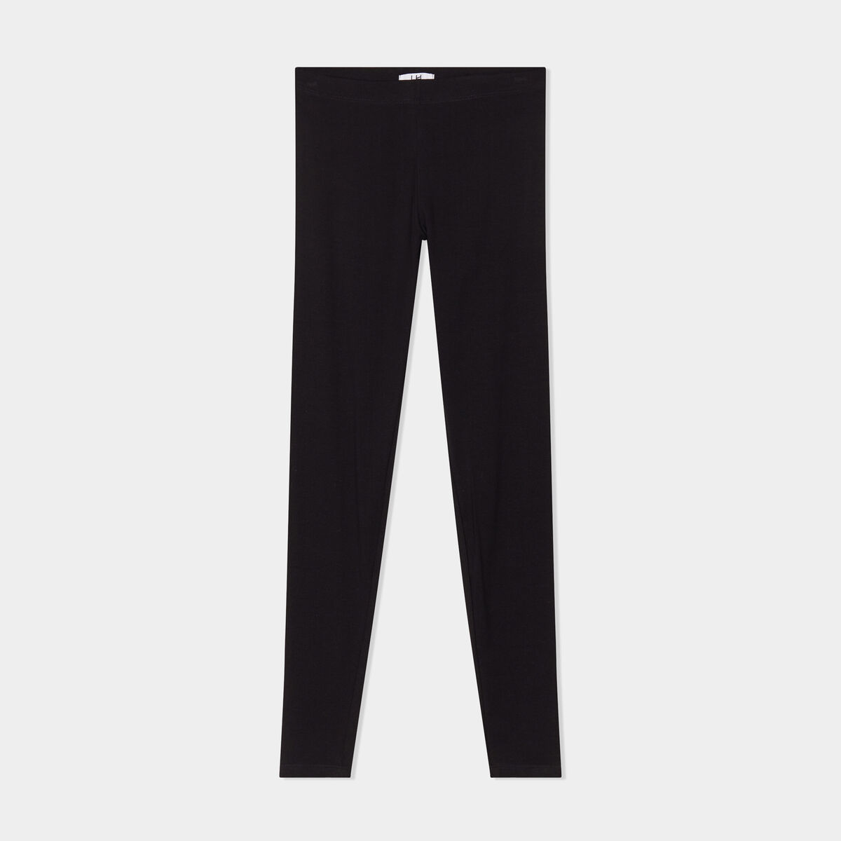 Legging long taille haute noir femme