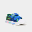 Tennis basses semelles lumineuses bleu marine gar&ccedil;on