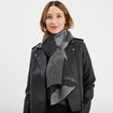 &Eacute;charpe fils m&eacute;tallis&eacute;s noir femme