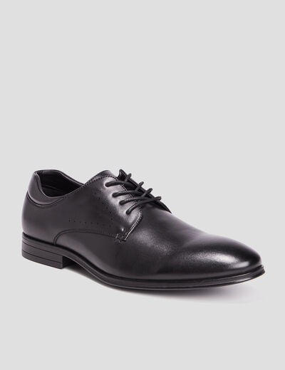 Derbies lacées noir homme