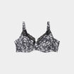 Soutien-gorge corbeille microfibre noir femme grande taille