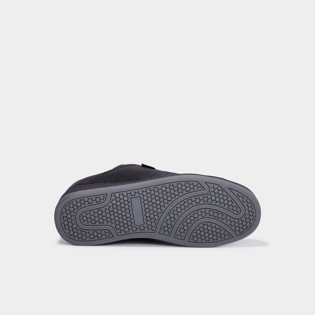 Tennis à lacets bout rond noir homme