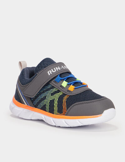 Runnings à lacets Run-Up bleu marine garçon
