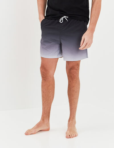 Short de bain &agrave; coulisse noir homme