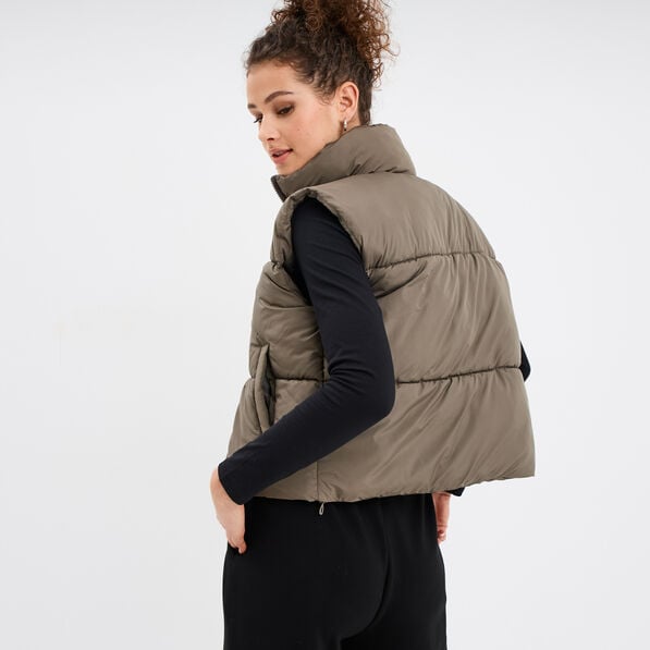 doudoune sans manches vert kaki femme Doudoune sans manches vert kaki femme