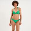 Bas de maillot de bain d&eacute;tails noeuds vert menthe femme