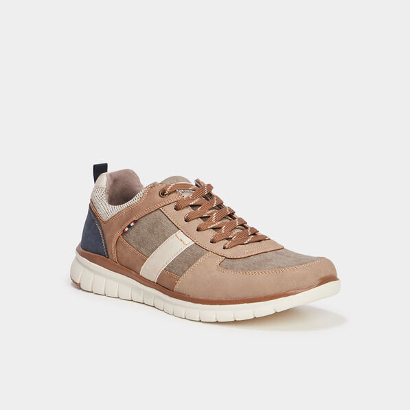 tennis basses a talons trappeur sable homme Tennis basses à talons Trappeur sable homme
