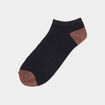 Lot 5 paires chaussettes invisibles noir femme