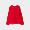 T-shirt manches longues coton Mario rouge garçon