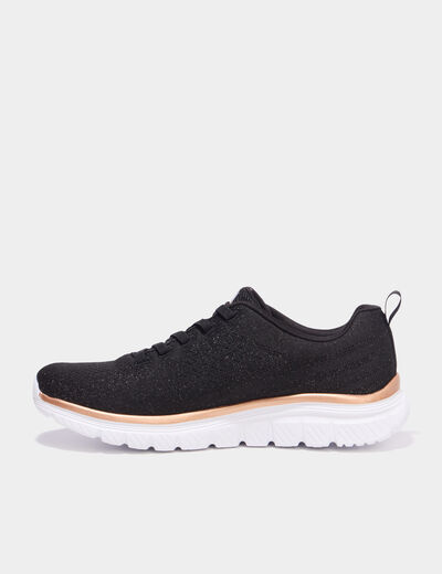 Baskets running Skechers Graceful noir femme