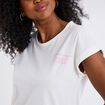 Ensemble pyjama short et t-shirt blanc femme