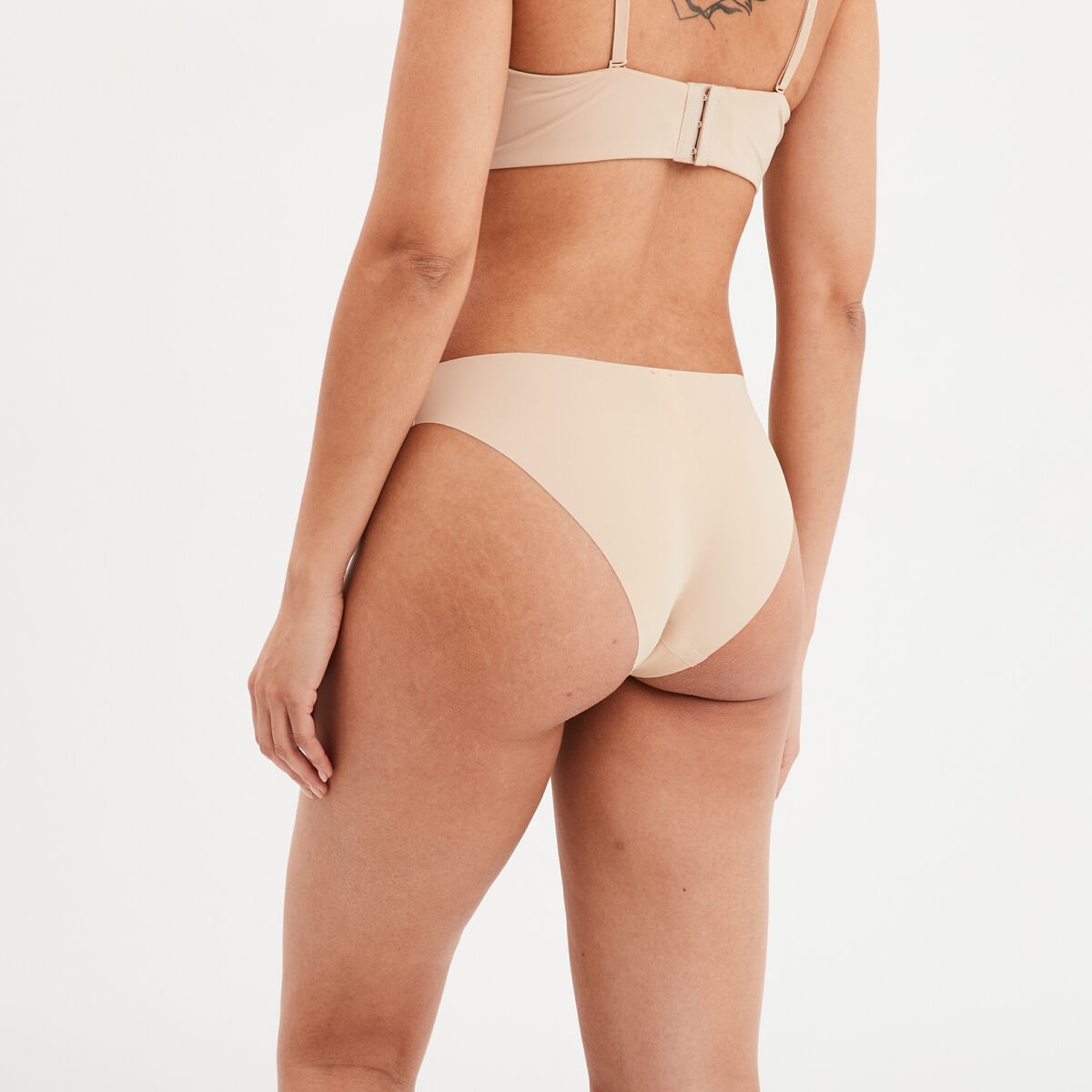 Culotte sans couture beige femme