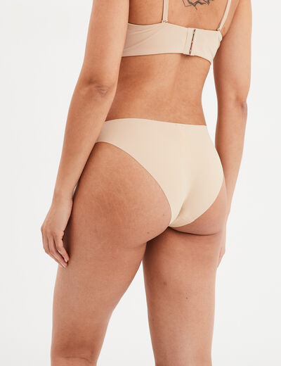 Culotte sans couture beige femme