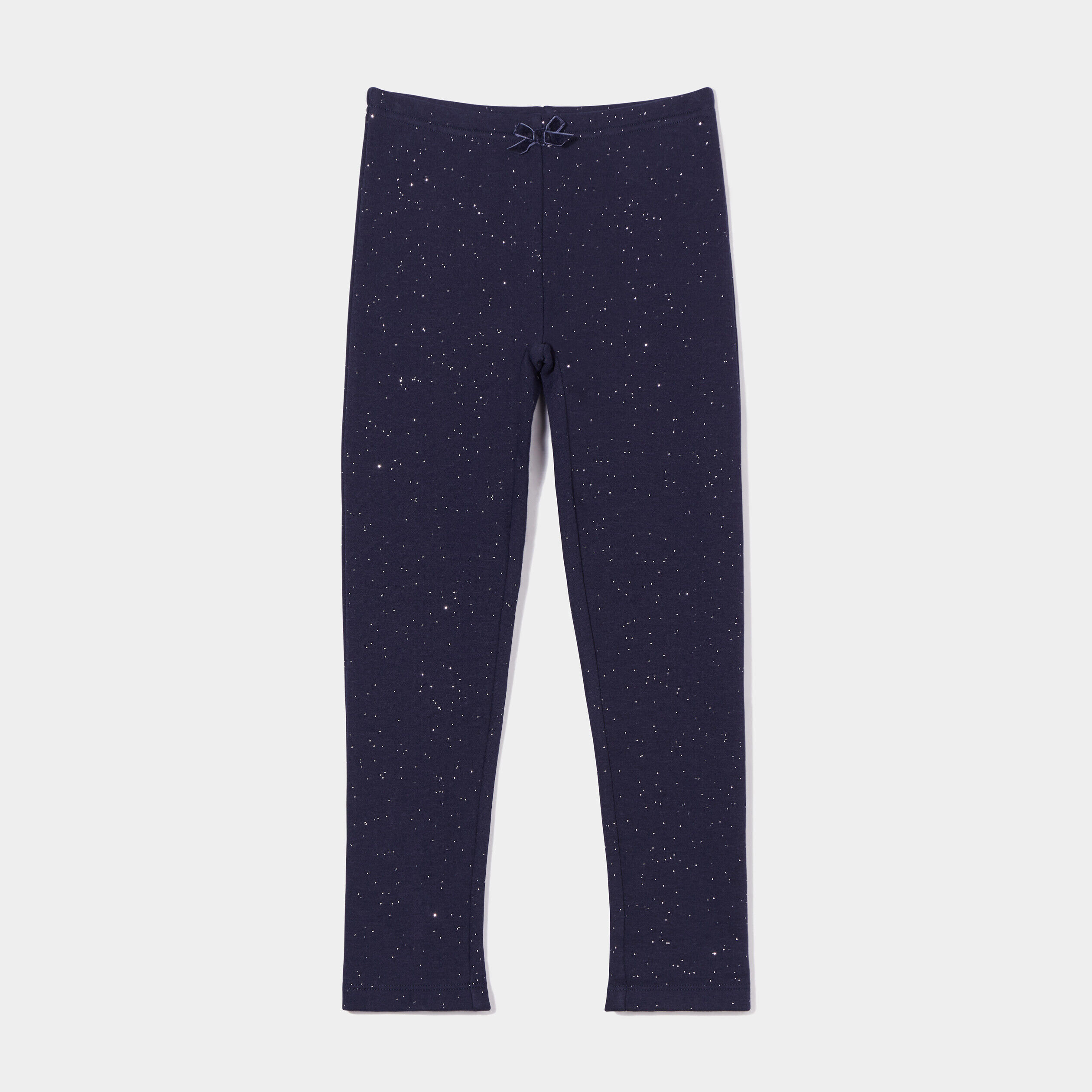 Legging doublé chaud bleu marine fille