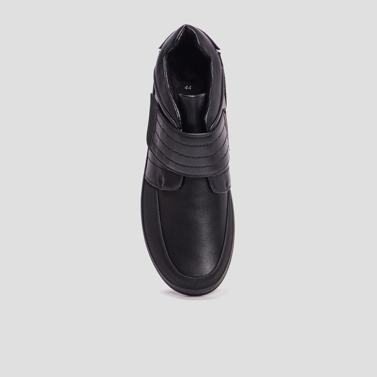 Bottines montantes &agrave; scratchs noir homme