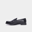 Mocassins à bout rond noir homme