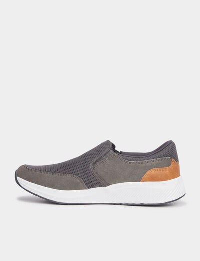 Loafers semelle épaisse gris homme
