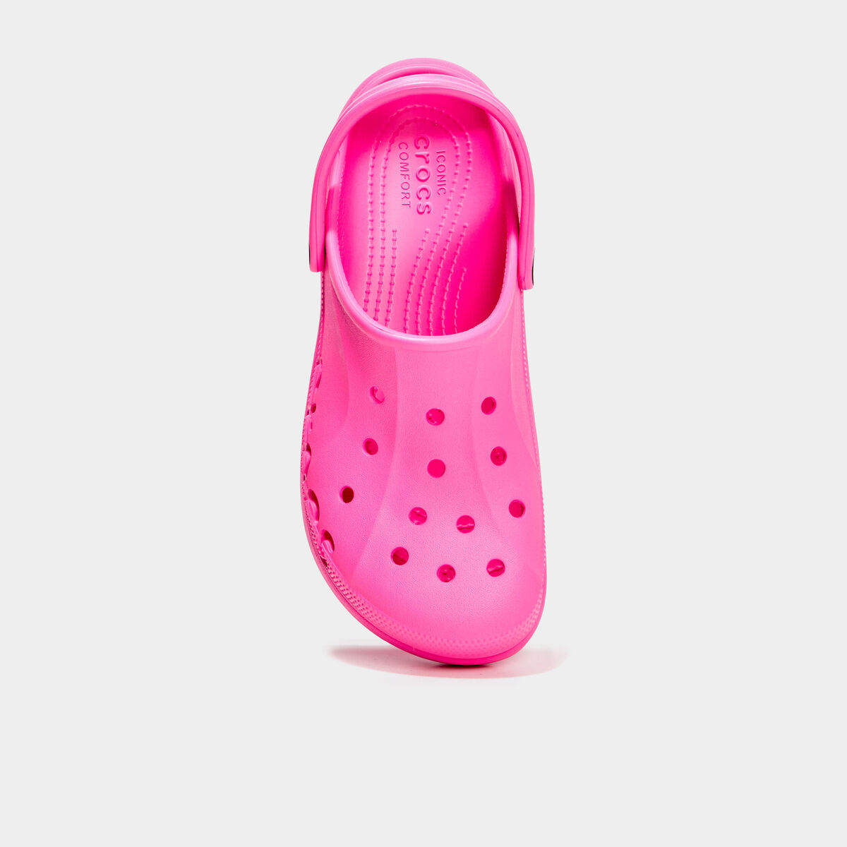 Sabots plateformes Crocs rose femme
