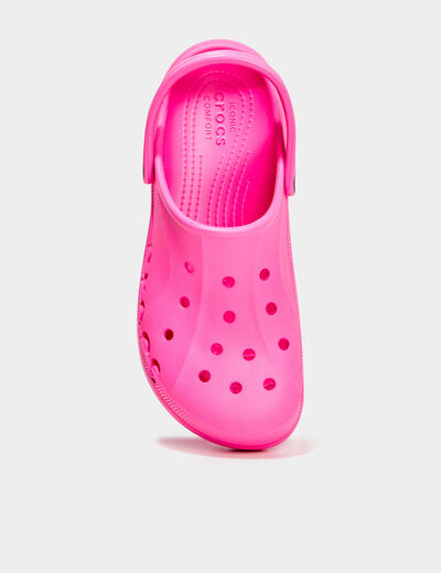 Sabots plateformes Crocs rose femme