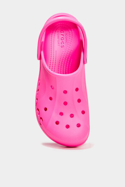 Sabots plateformes Crocs rose femme