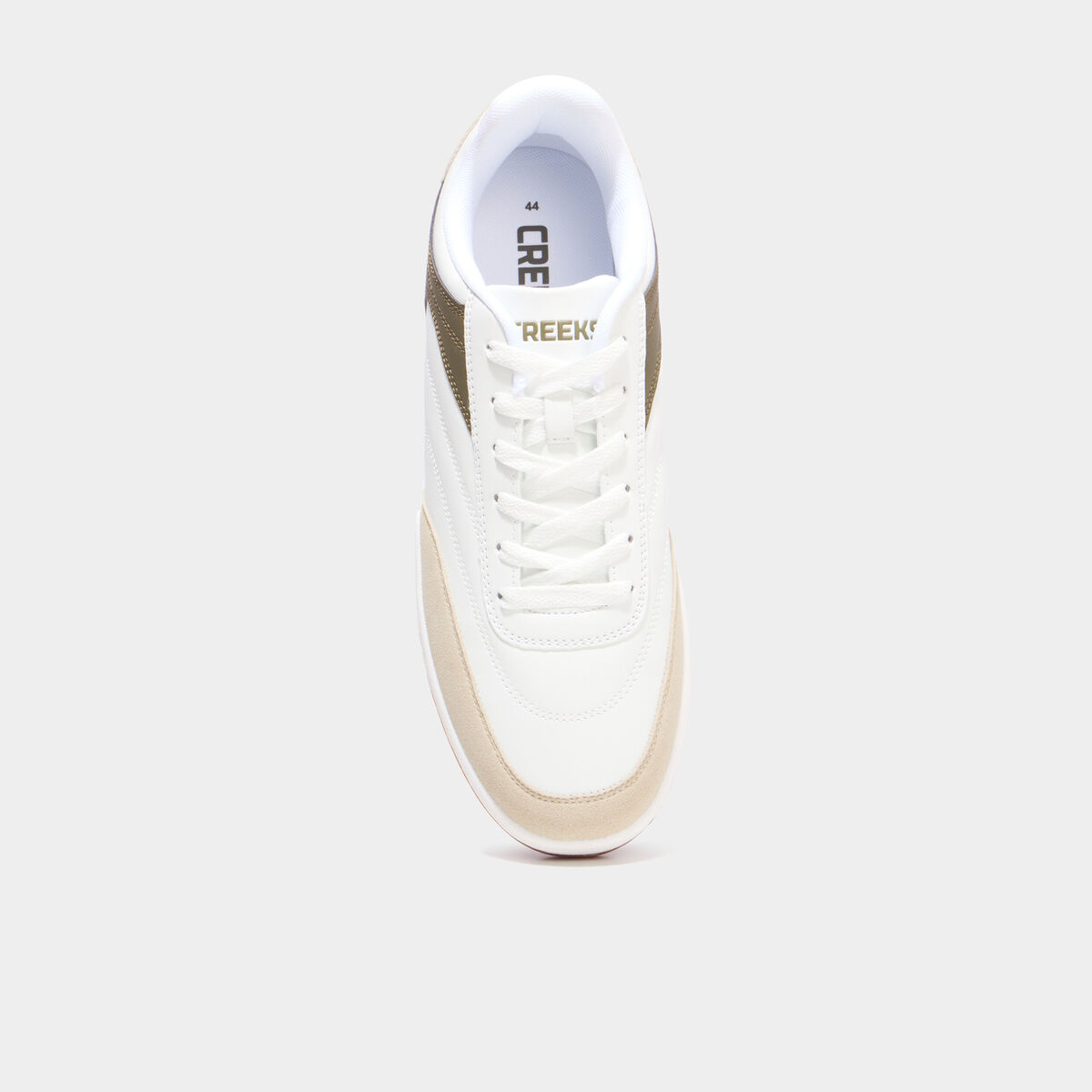 Baskets basses &agrave; lacets blanc homme