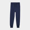 Pantalon de jogging molleton bleu marine gar&ccedil;on