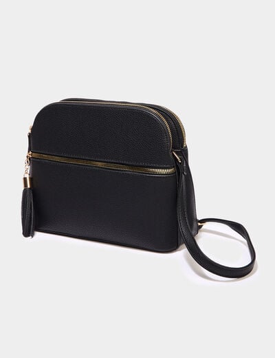 Sac en bandouli&egrave;re noir femme