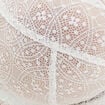Soutien-gorge emboîtant en dentelle blanc femme grande taille