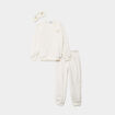 Ensemble pyjama t-shirt pantalon masque blanc fille