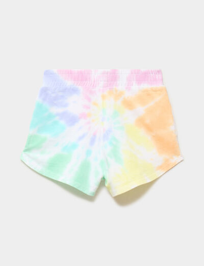 Short coton Stitch multicolore fille