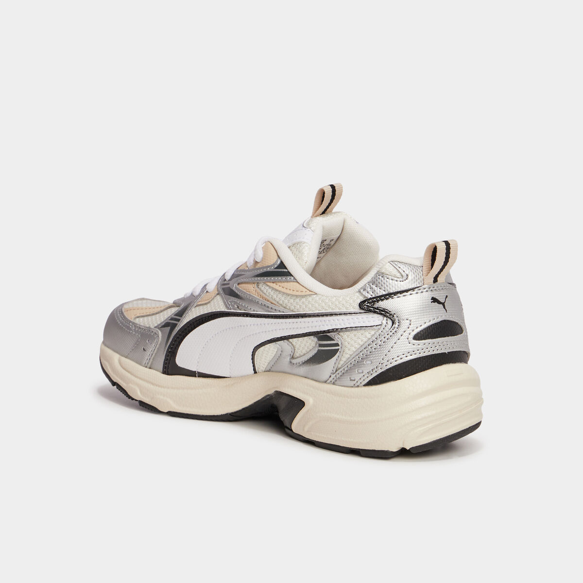 Baskets running Puma Milenio Tech gris argent femme
