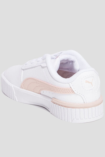 Tennis basses Puma Carina 2.0 blanc fille