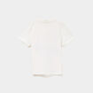 T-shirt manches courtes coton Stitch blanc fille